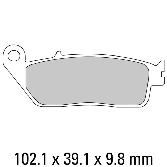 FERODO Disc Pad Set - FDB664 P Platinum Non Sintered Compound Hover Image