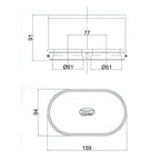 BMC - FM2922 : Universal Air Filter - Dual Oval Set