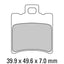FERODO Disc Pad Set - FDB680 ST Sinter Grip Sintered Compound - Road