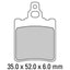 FERODO Disc Pad Set - FDB694 AG Argento Non Sintered Compound