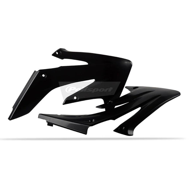 POLISPORT RADIATOR SHROUDS HONDA CRF250R 04-09 - BLACK Hover Image