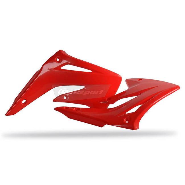 POLISPORT RADIATOR SHROUDS HONDA CR85 03-07 - RED Hover Image
