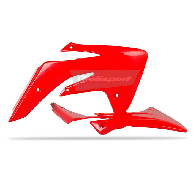 POLISPORT RADIATOR SHROUDS HONDA CRF150R 07-23 - RED Hover Image