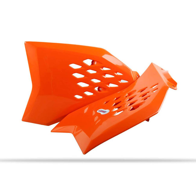POLISPORT RADIATOR SHROUDS KTM 65 SX 09-15 - ORANGE Hover Image