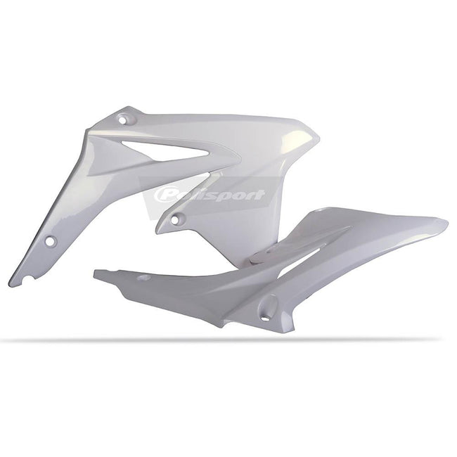 POLISPORT RADIATOR SHROUDS SUZUKI RM-Z450 08-17 - WHITE Hover Image
