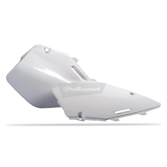 POLISPORT SIDE COVERS SUZUKI RM125/250 96-00 - WHITE Hover Image