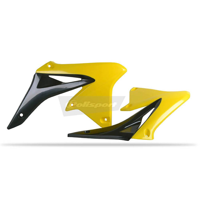 POLISPORT RADIATOR SHROUDS SUZUKI RM-Z250 10-17 - YELLOW Hover Image