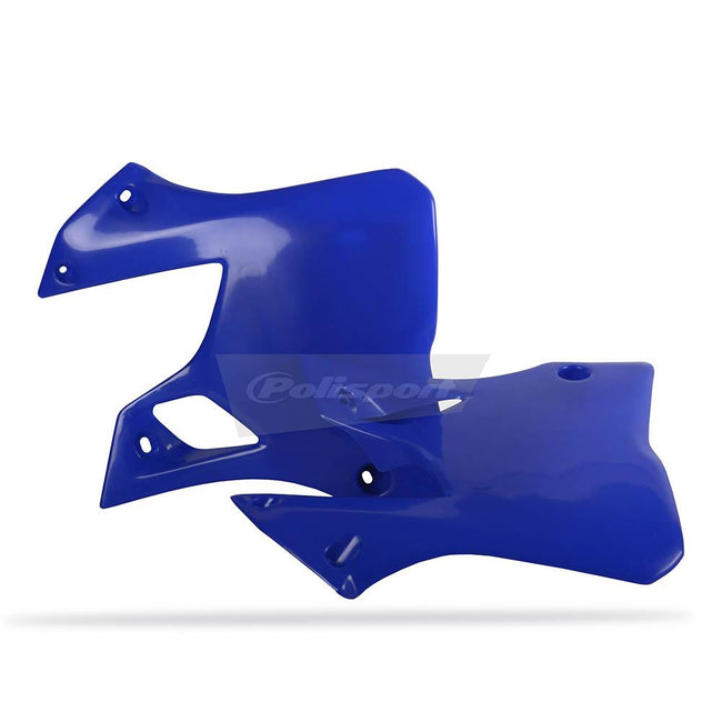 POLISPORT RADIATOR SHROUDS YAMAHA YZ125/250 96-01 - BLUE Hover Image