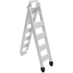 Cross Pro Folding Bike Ramp - White (Max Weight 240kg)