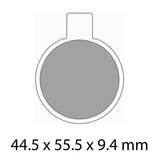 FERODO Disc Pad Set - FDB88 P Platinum Non Sintered Compound Hover Image
