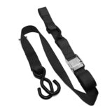 KMX Tie Down 38mm Twin Hook - Black/Black Loop Hover Image