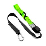 Kustom MX Tie Down 38mm Snap Hook - Black/Green Loop Hover Image