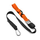 Kustom MX Tie Down 38mm Snap Hook - Black/Orange Loop Hover Image