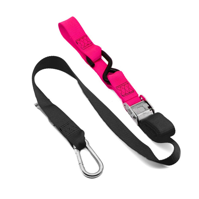 Kustom Mx Tie Down 38mm Snap Hook - Black/Pink Loop Main Image
