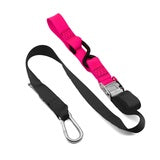 Kustom Mx Tie Down 38mm Snap Hook - Black/Pink Loop Hover Image