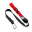 Kustom MX Tie Down 38mm Snap Hook - Black/Red Loop