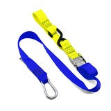 Kustom MX Tie Down 38mm Snap Hook - Blue/Yellow Loop Hover Image