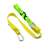 Kustom MX Tie Down 38mm Snap Hook - Yellow/Green Loop Hover Image