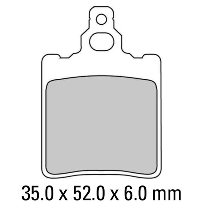 FERODO Disc Pad Set - FDB694 ST Sinter Grip Sintered Compound - Road Hover Image