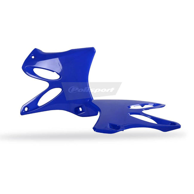 POLISPORT RADIATOR SHROUDS YAMAHA YZ125/250 02-14 - BLUE Hover Image
