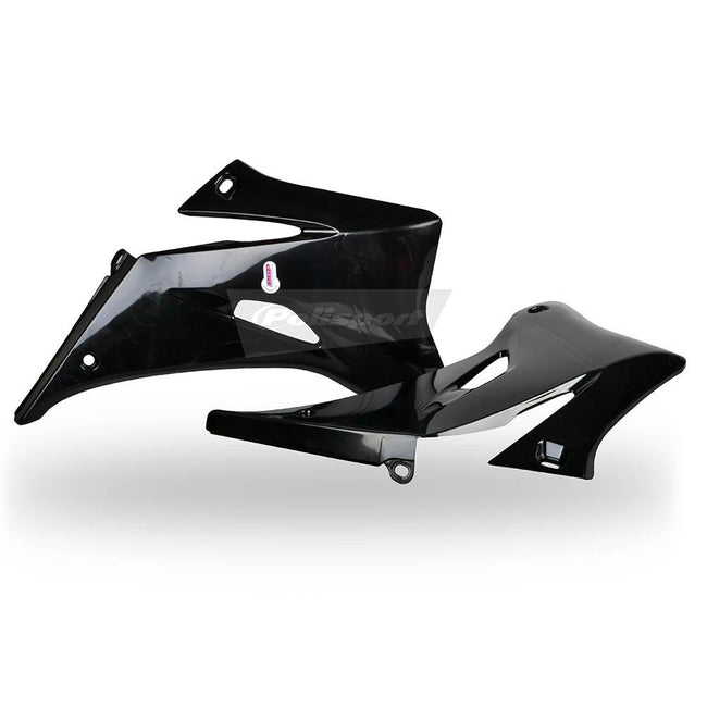 POLISPORT RADIATOR SHROUDS YAMAHA YZ250F/450F 06-09 - BLACK Hover Image