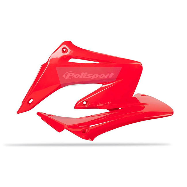 POLISPORT RADIATOR SHROUDS HONDA CR125/250 02-07 - RED Hover Image