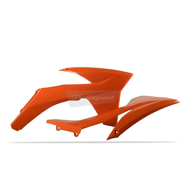 POLISPORT RADIATOR SHROUDS KTM SX/SX-F 11-12 - ORANGE Hover Image