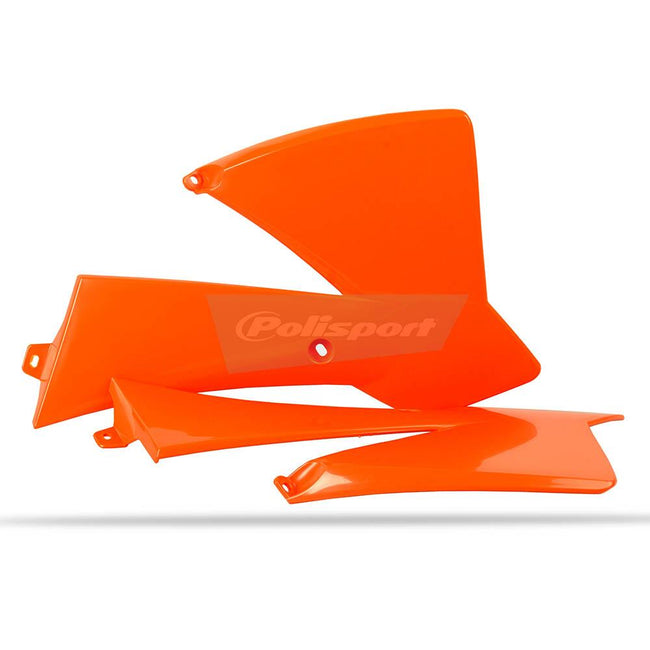 POLISPORT RADIATOR SHROUDS KTM 65 SX 02-08 - ORANGE Hover Image