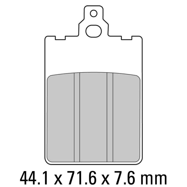 FERODO Disc Pad Set - FDB698 P Platinum Non Sintered Compound Hover Image