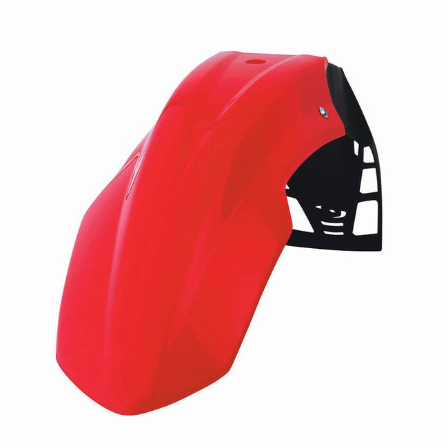POLISPORT FREE FLOW UNIVERSAL FRONT FENDER - HONDA RED Hover Image