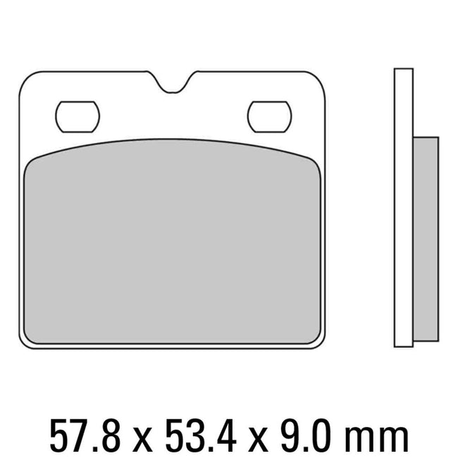 FERODO Disc Pad Set - FDB736 P Platinum Non Sintered Compound Hover Image