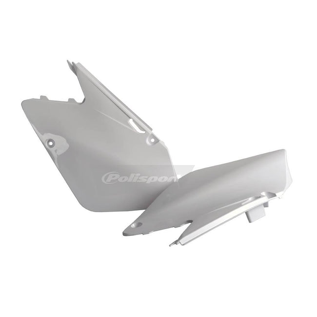 POLISPORT SIDE COVERS SUZUKI RM125/250 01-12 - WHITE Hover Image