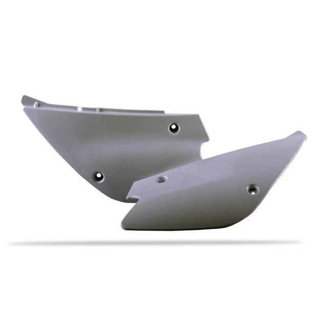 POLISPORT SIDE COVERS KAWASAKI KX85 01-13 - WHITE Hover Image