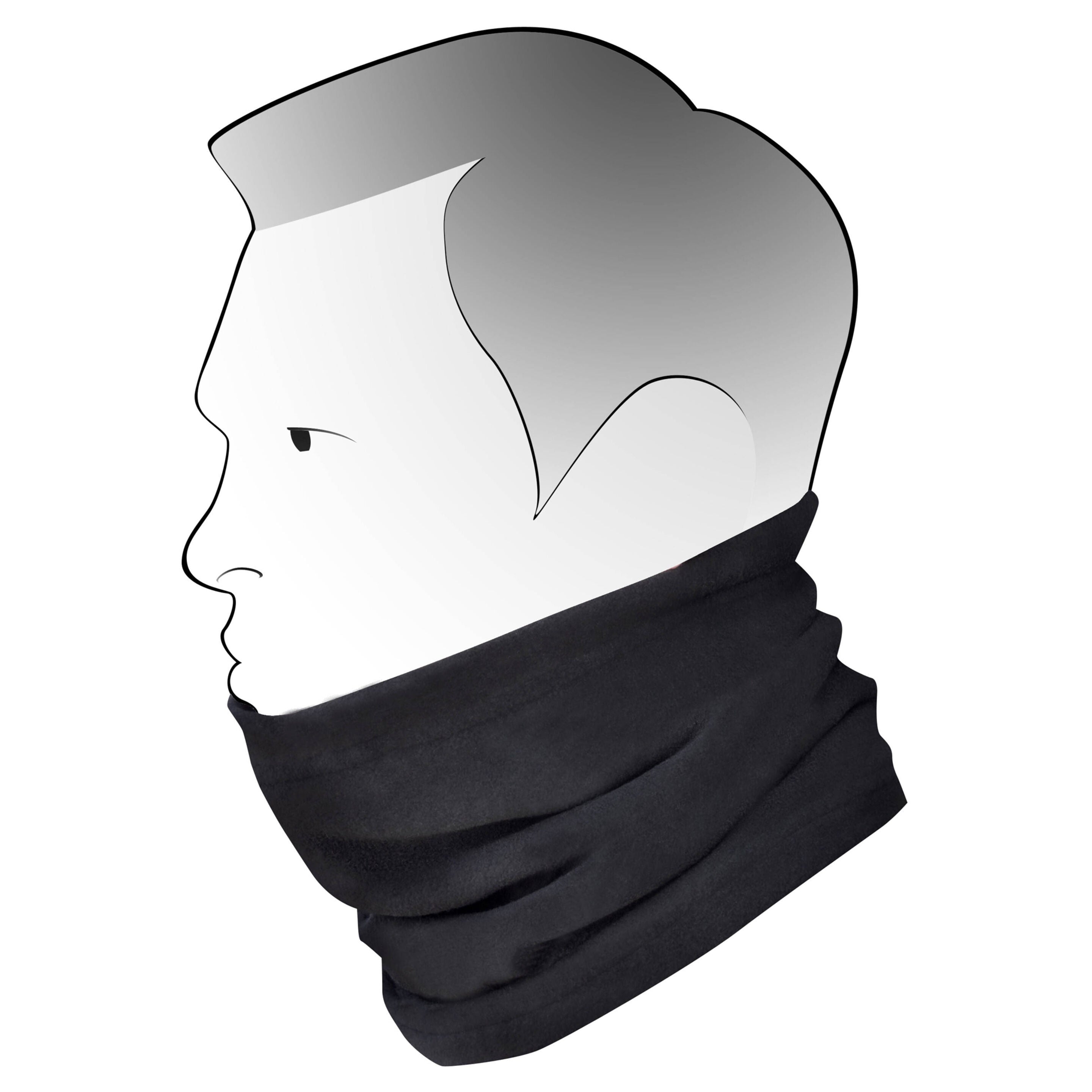 Dririder Merino Multi-Function Neck Tube - Black