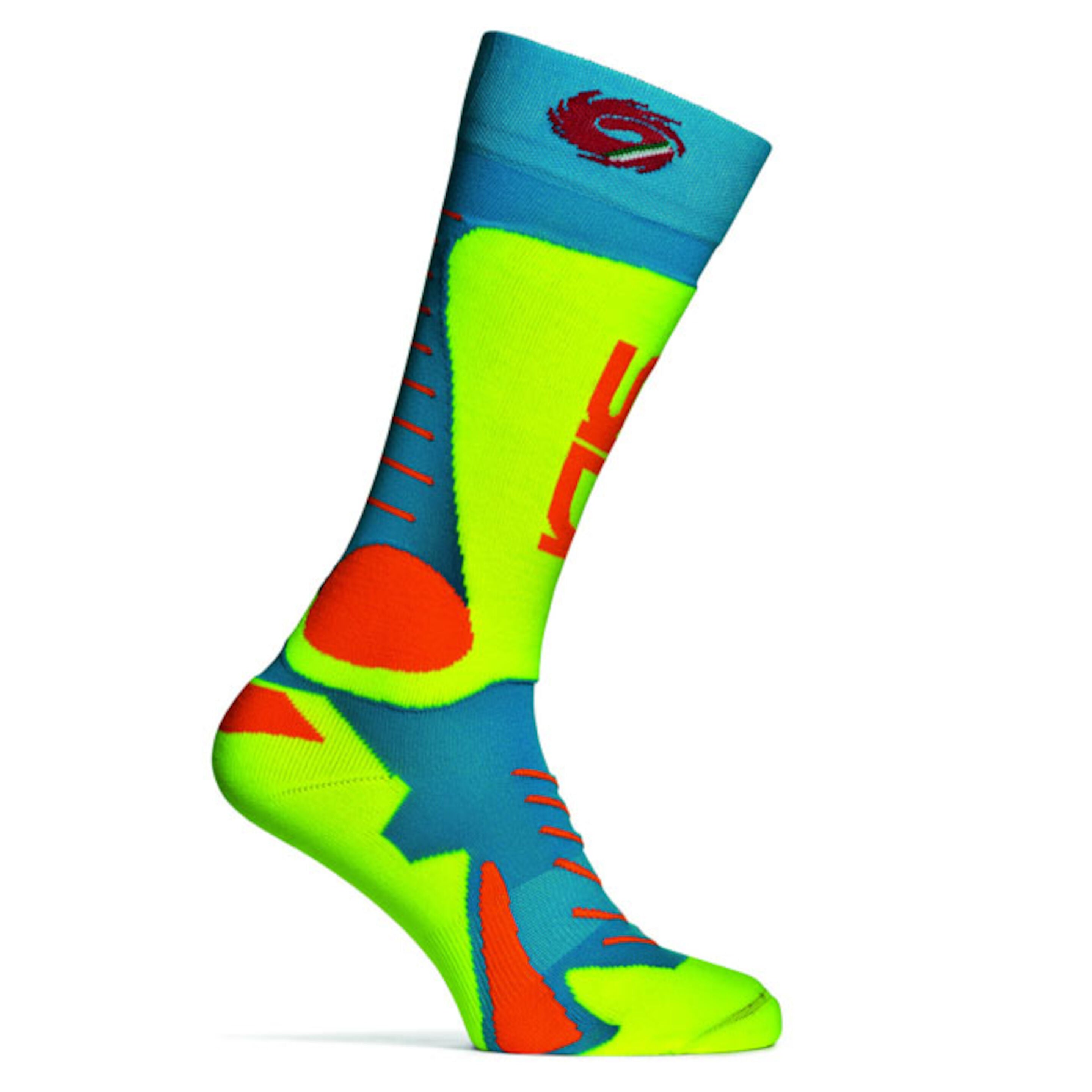 SIDI #274 Tony Socks - S/M - Blue/Yellow
