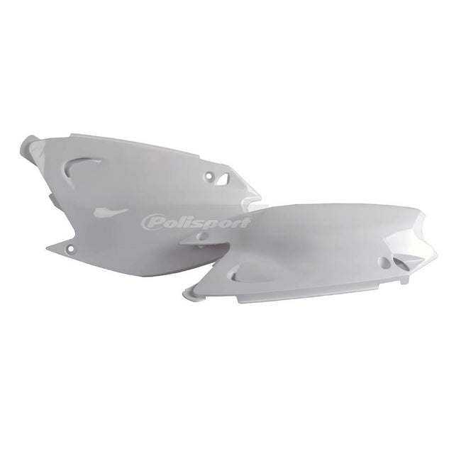POLISPORT SIDE COVERS KAWASAKI KX125/250 03-08 - WHITE Hover Image