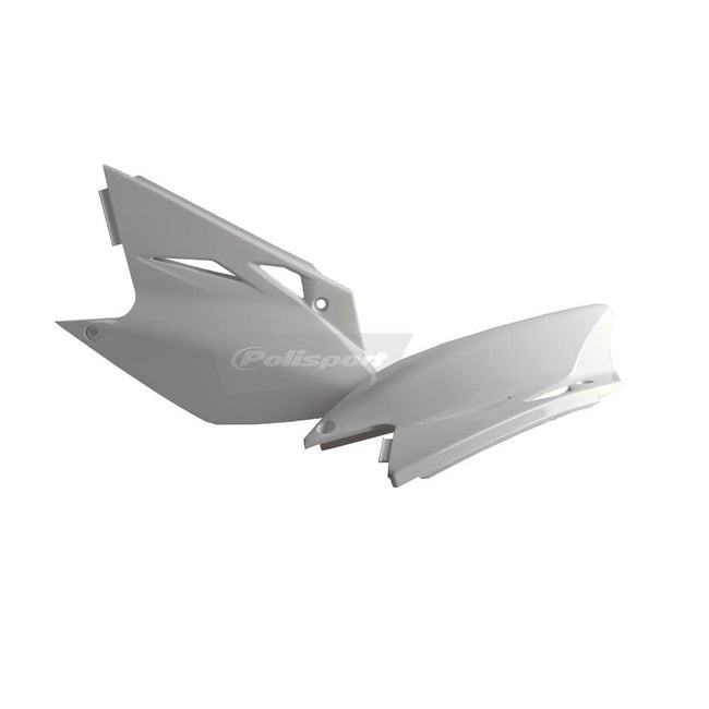 POLISPORT SIDE COVERS KAWASAKI KX450F 06-08 - WHITE Hover Image