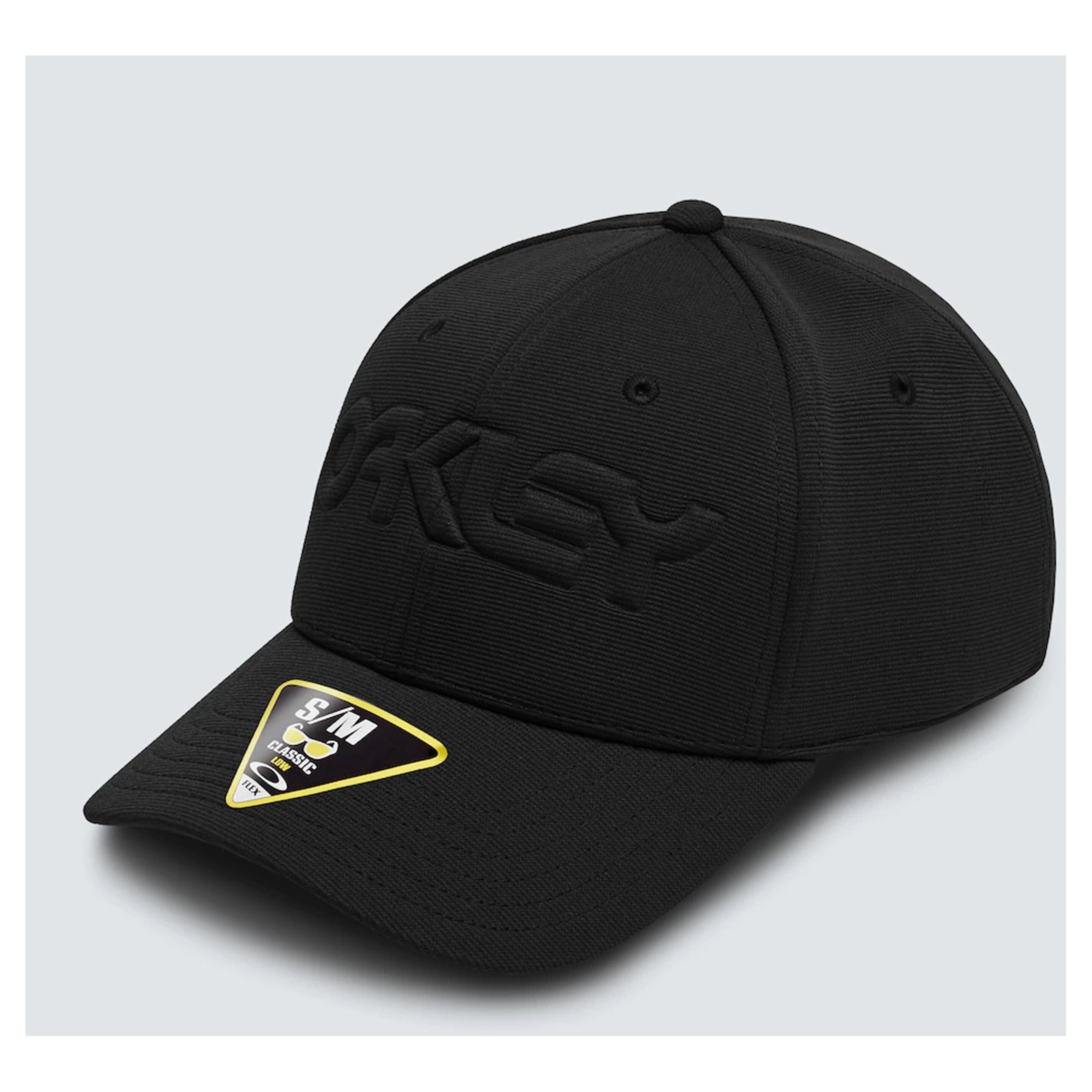 Oakley 6 Panel Stretch Hat Embossed - S/M - Blackout