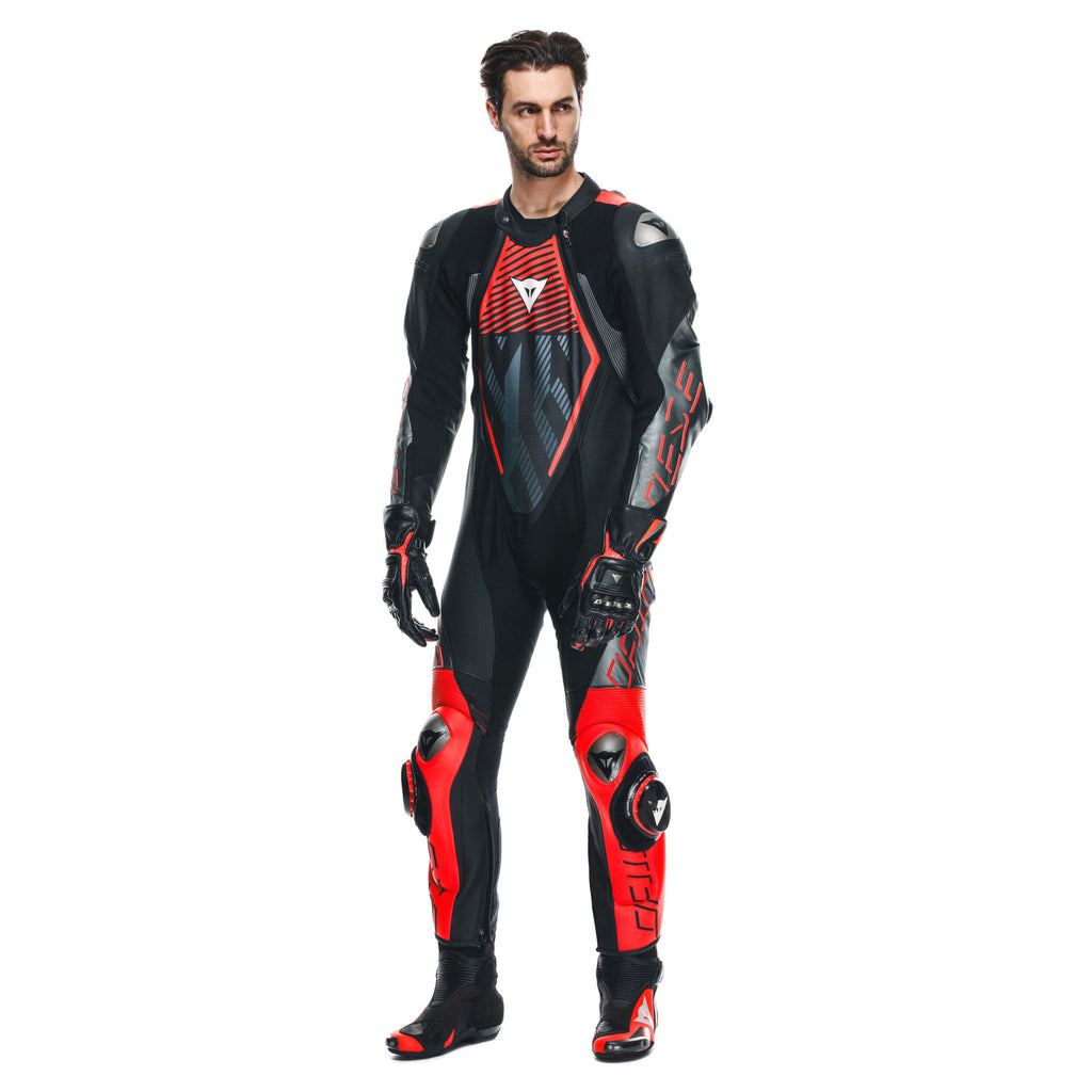 Dainese Audax D-Zip 1 Piece Leather Racing Suit - Perforated