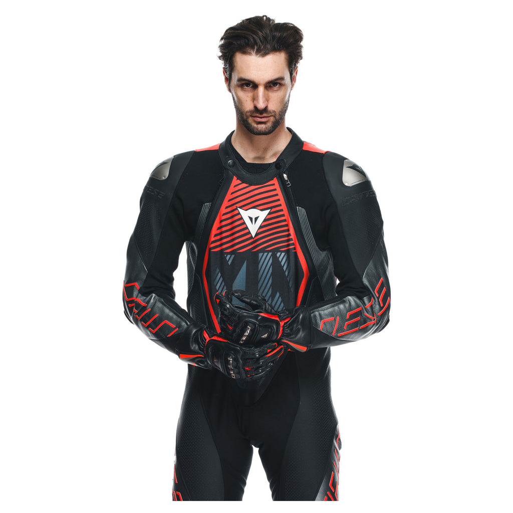 Dainese Audax D-Zip 1 Piece Leather Racing Suit - Perforated