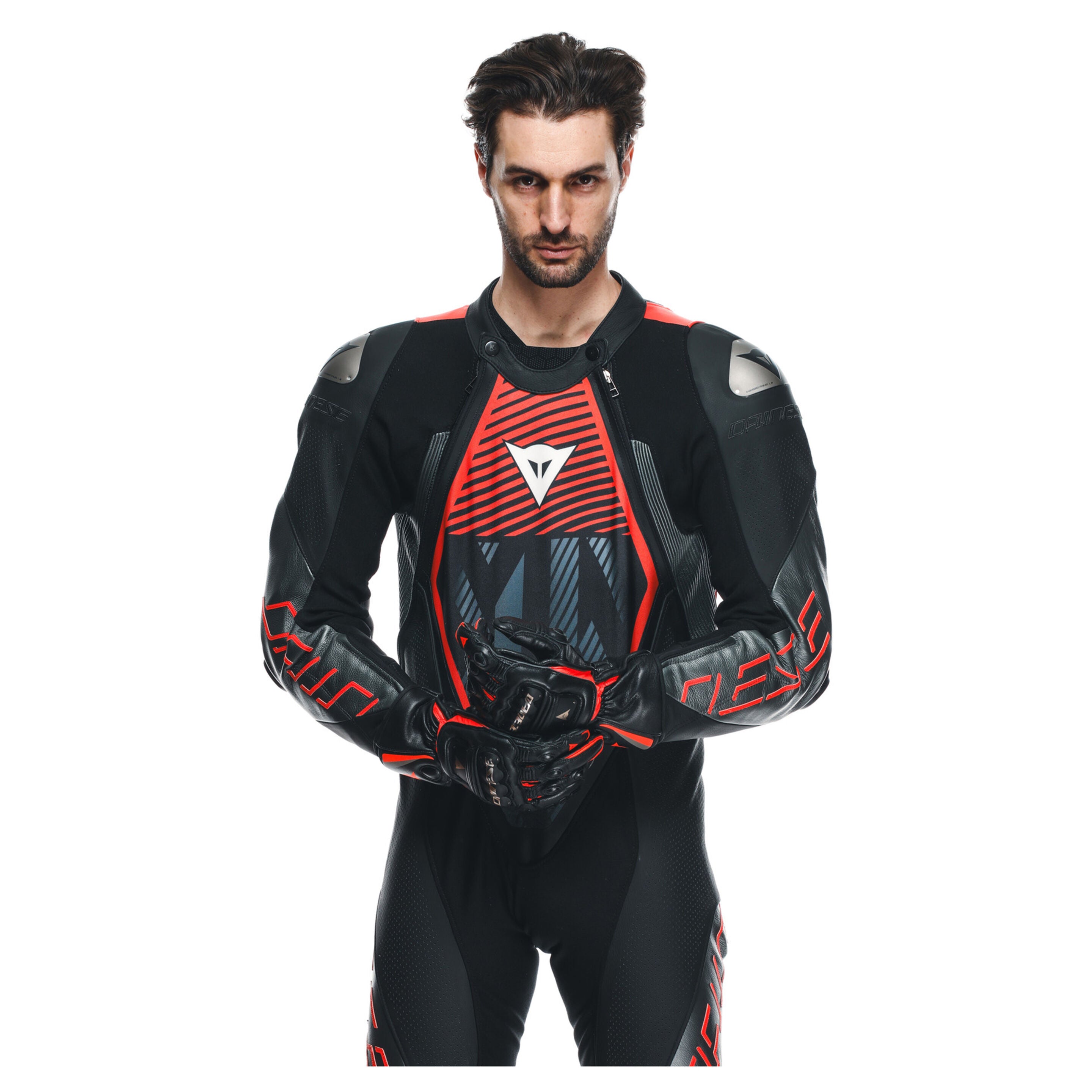 Dainese Audax D-Zip 1 Piece Leather Racing Suit - Perforated