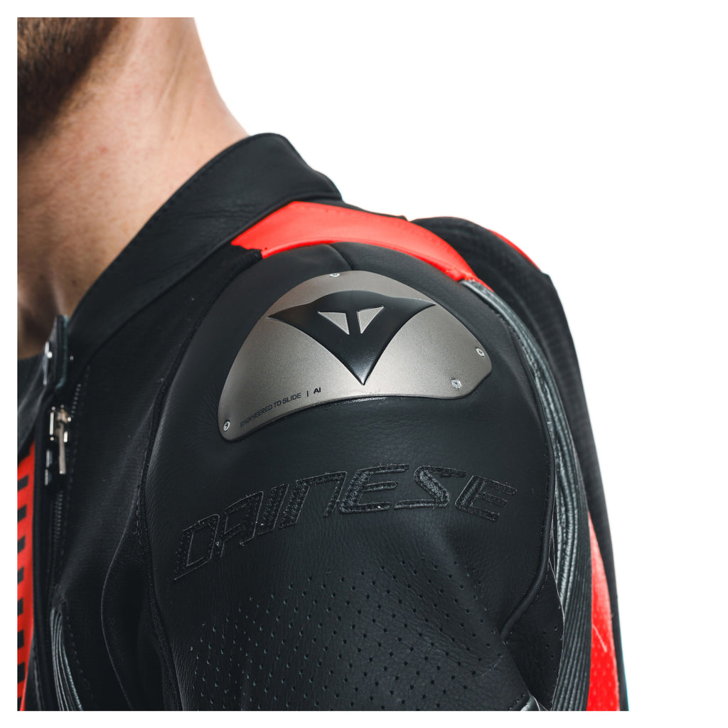 Dainese Audax D-Zip 1 Piece Leather Racing Suit - Perforated