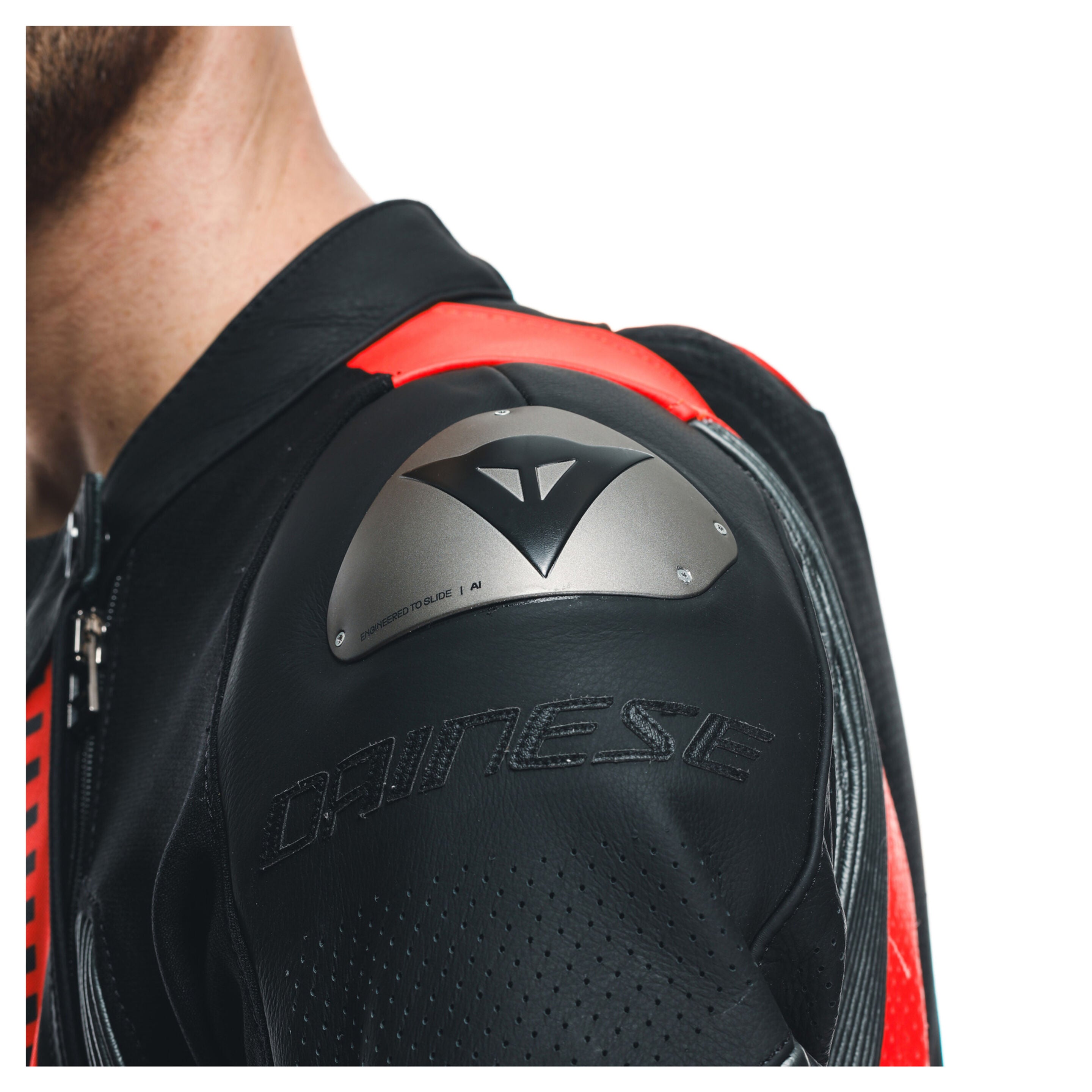 Dainese Audax D-Zip 1 Piece Leather Racing Suit - Perforated
