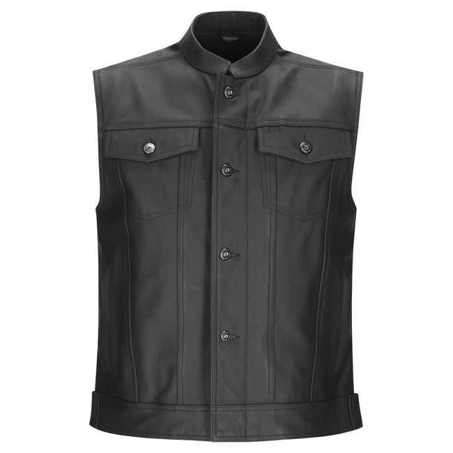 Argon Vice Leather Vest Main Image