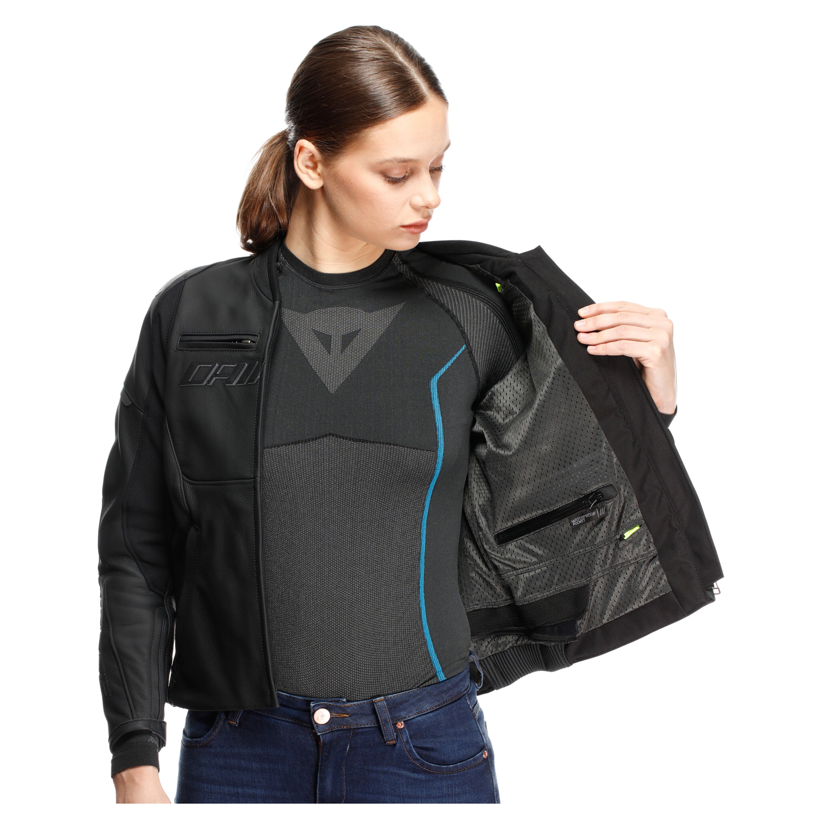 Dainese Racing 5 Jacket - Ladies - Perforated Leather