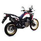 ARROW 72621AKN Silencer - MAXI RACE-TECH Aluminium Dark with Carbon End Cap - HONDA