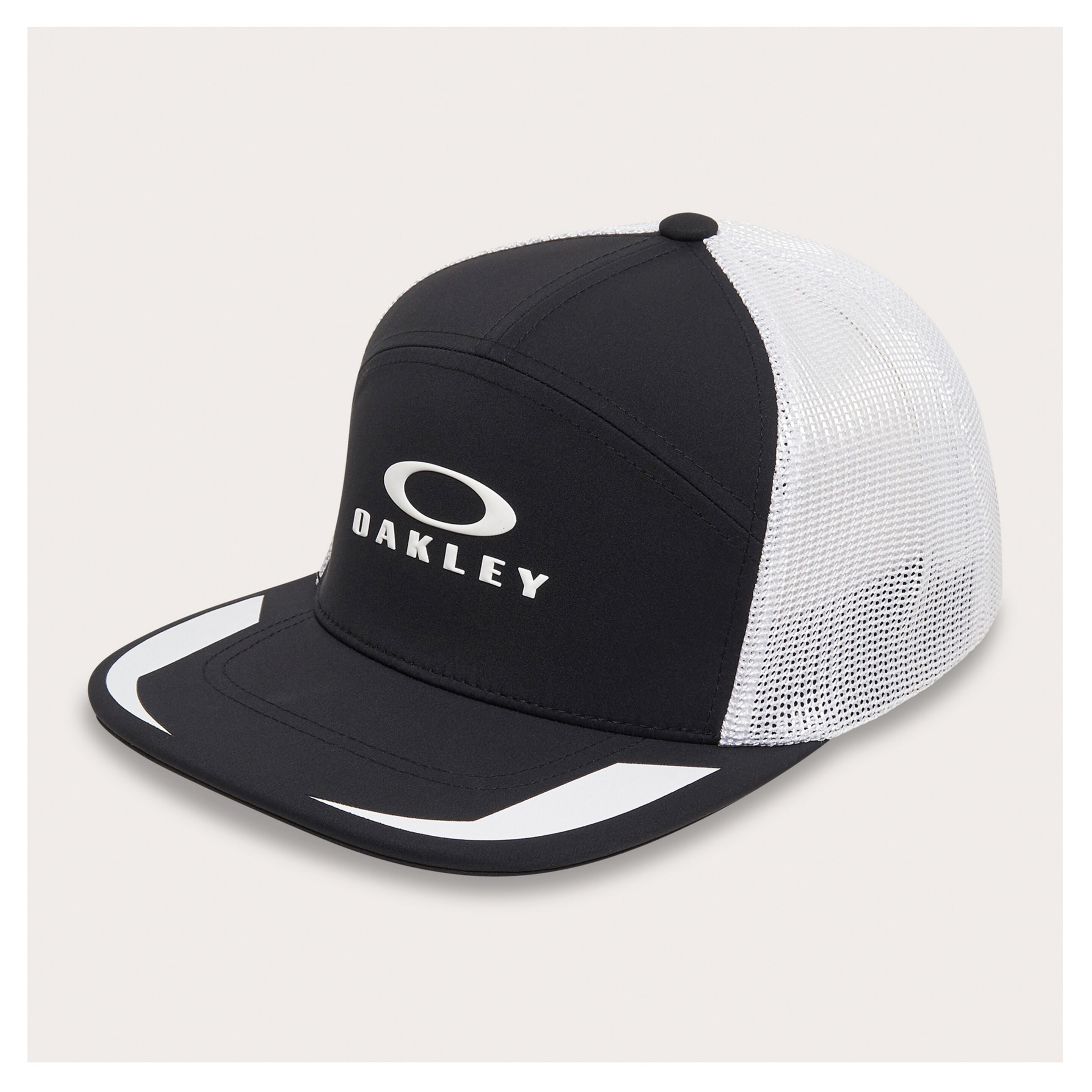 Oakley Podium Trucker Hat - L/XL - Black/White