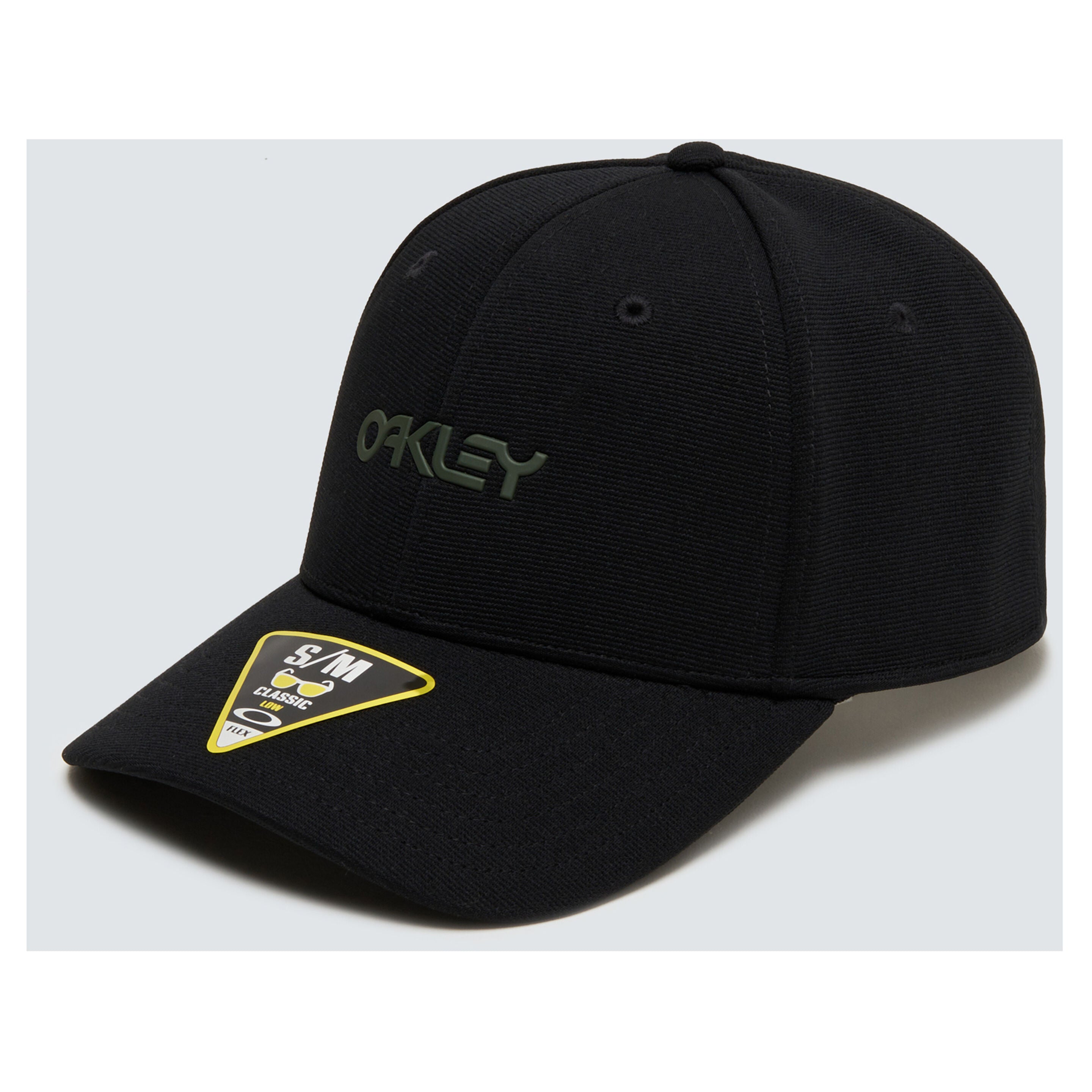 Oakley 6 Panel Stretch Hat Embossed - L/XL - Mist/Black