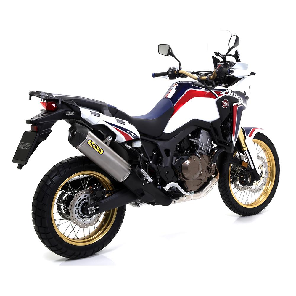 ARROW 72621PK Silencer - MAXI RACE-TECH Titanium with Carbon End Cap - HONDA