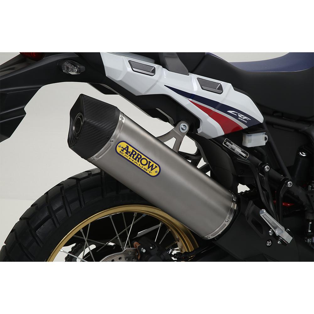 ARROW 72621PK Silencer - MAXI RACE-TECH Titanium with Carbon End Cap - HONDA
